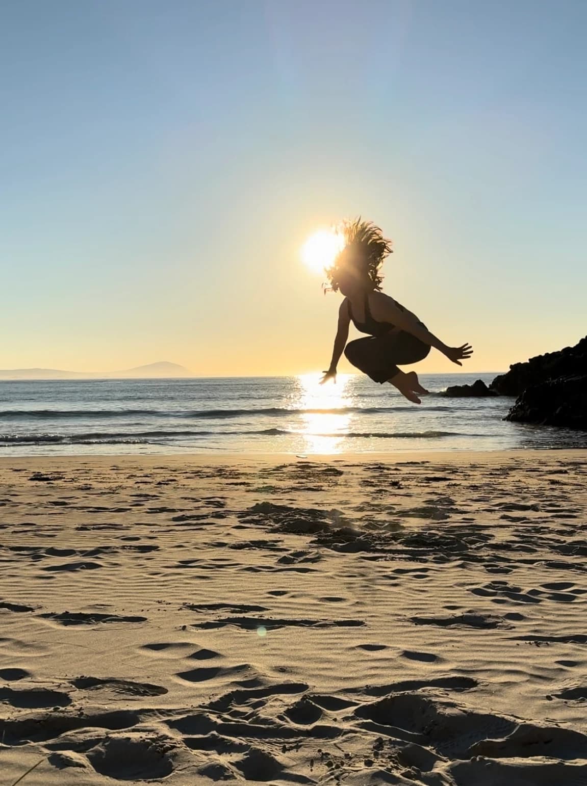 Paddling near Giant's Causeway